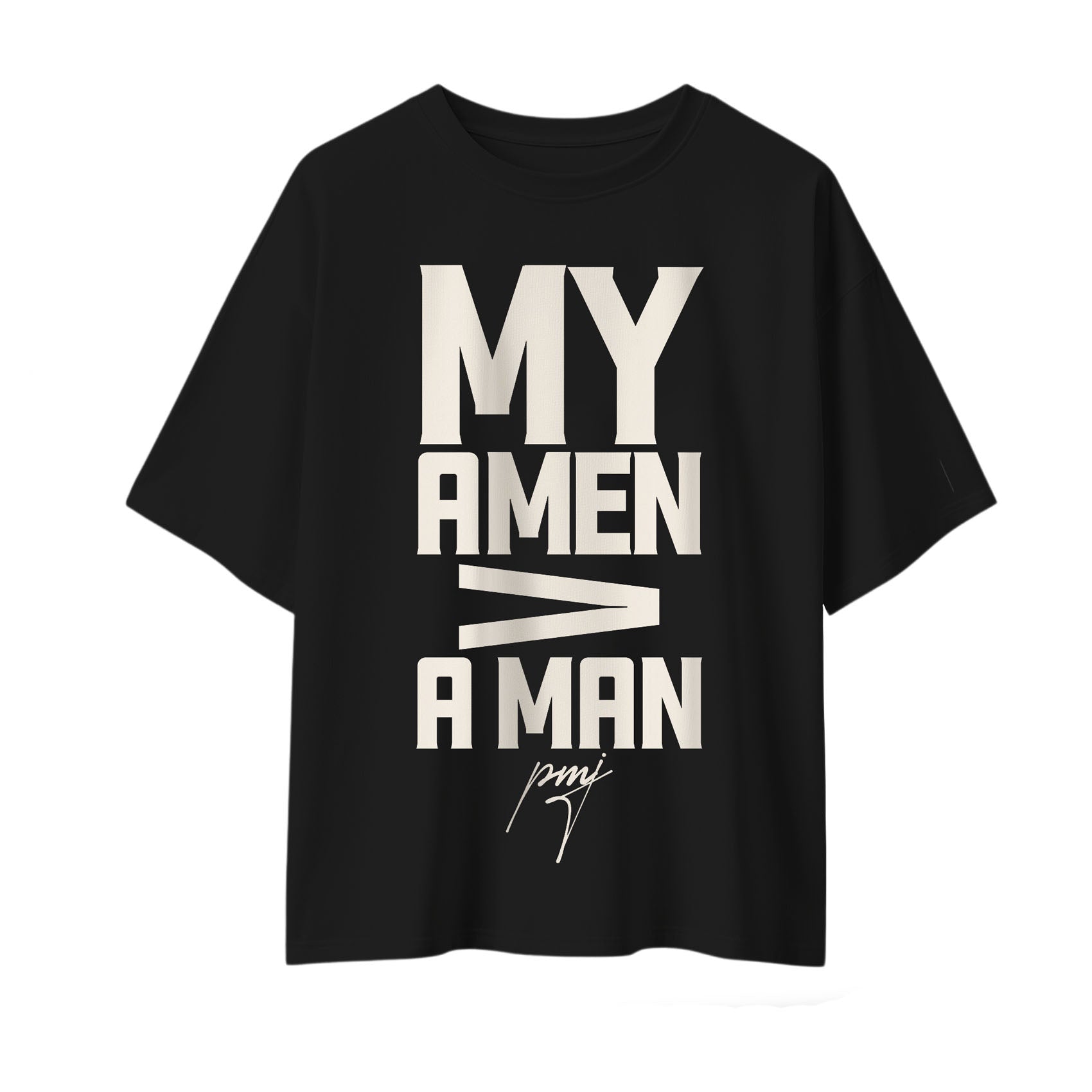 C+C My Amen Oversized Tee Black