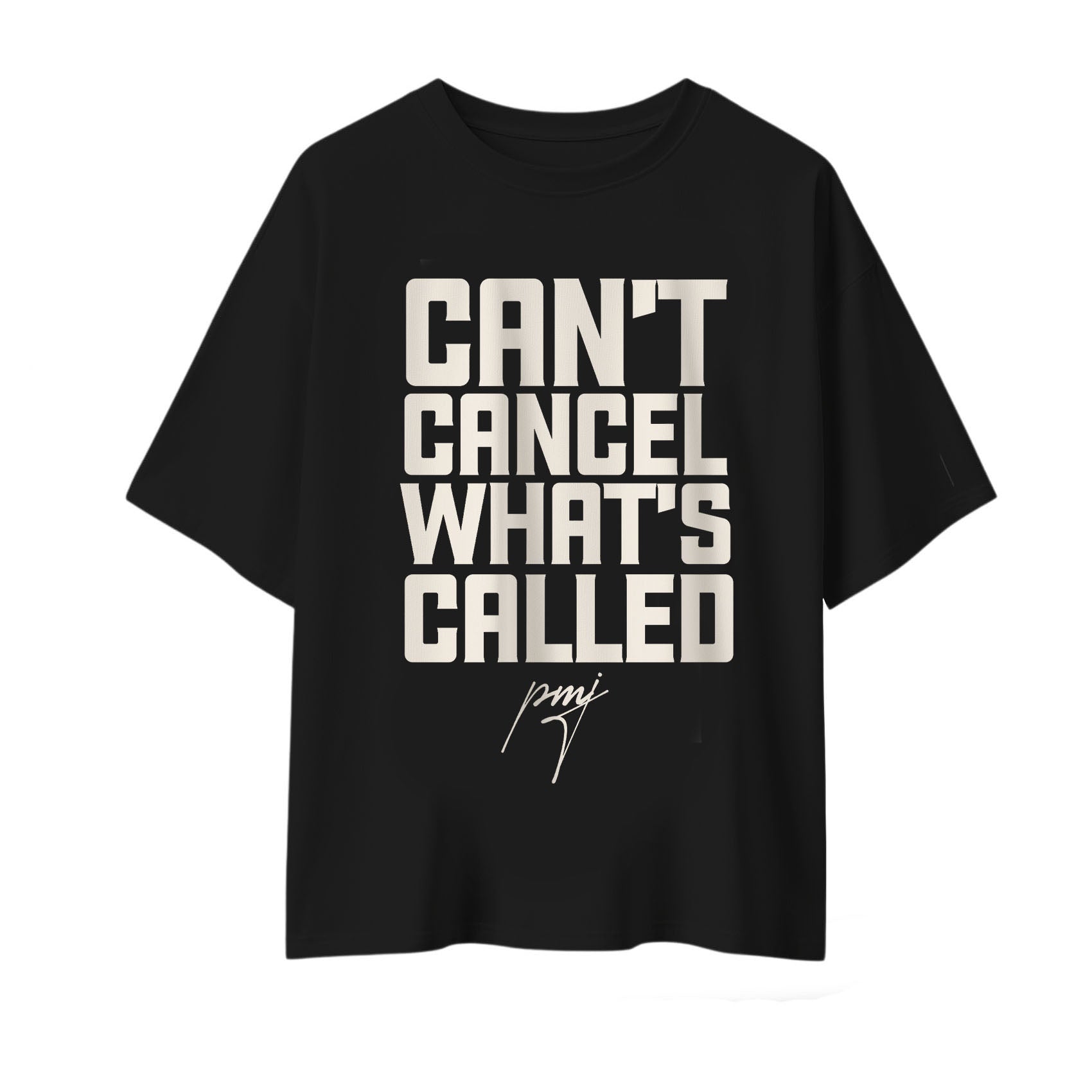C+C Can't Cancel What's Called Oversized Tee Black
