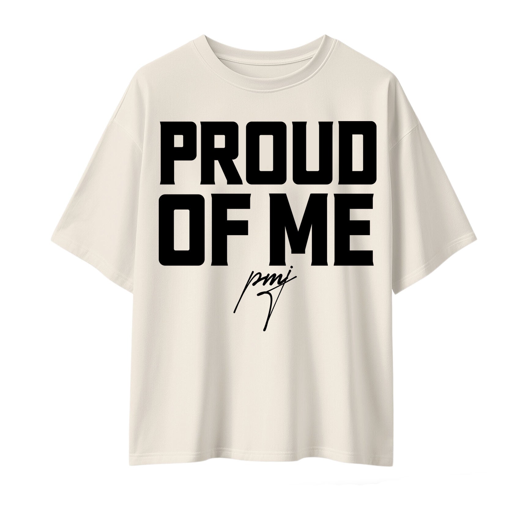 C+C Proud of Me Oversized Tee Cream