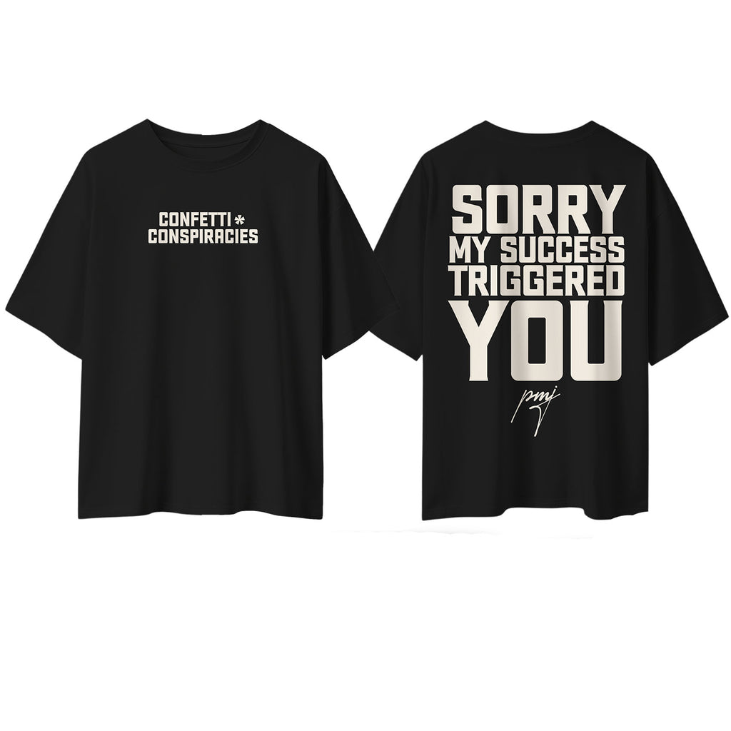C+C My Success Triggered You Oversized Tee Black