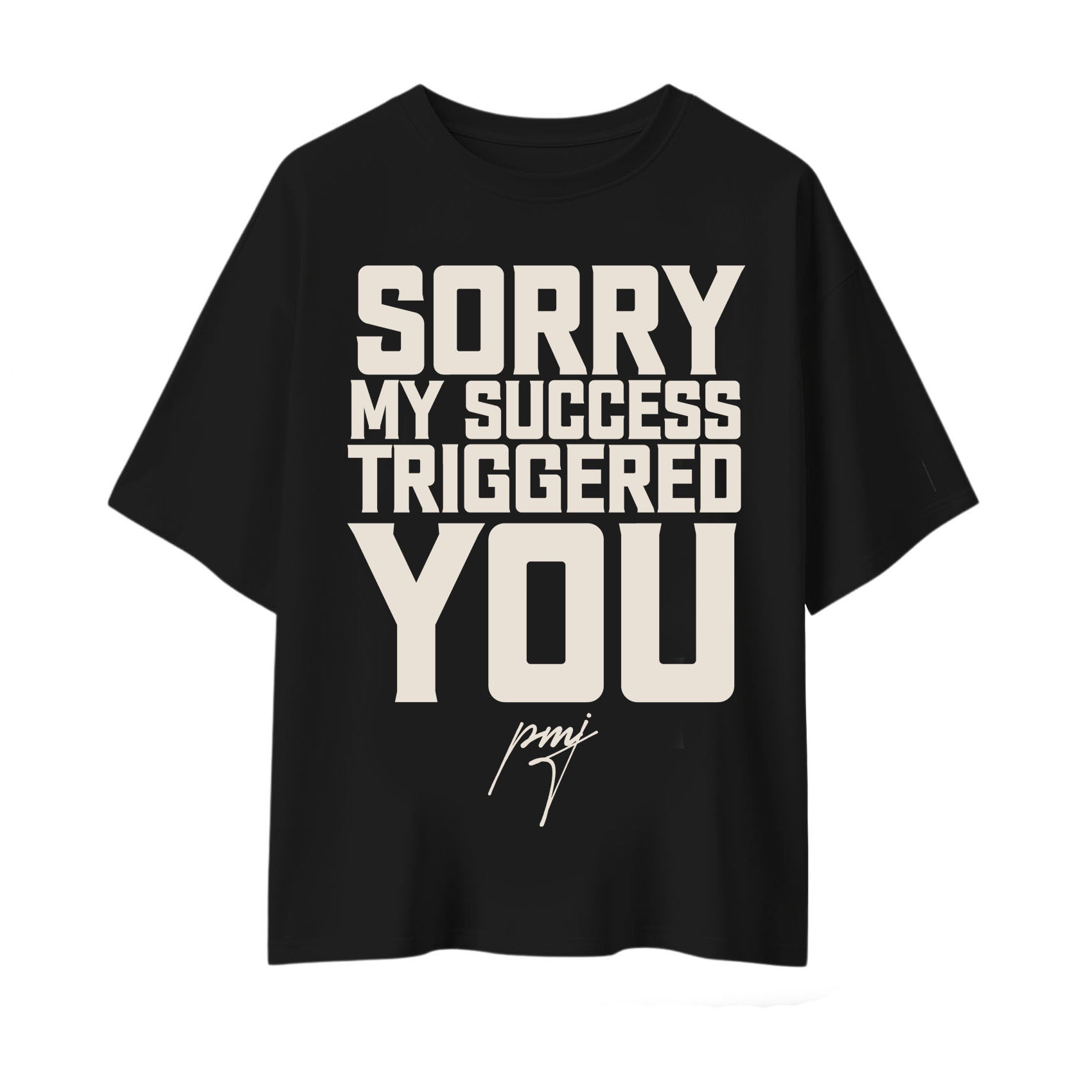 C+C My Success Triggered You Oversized Tee Black