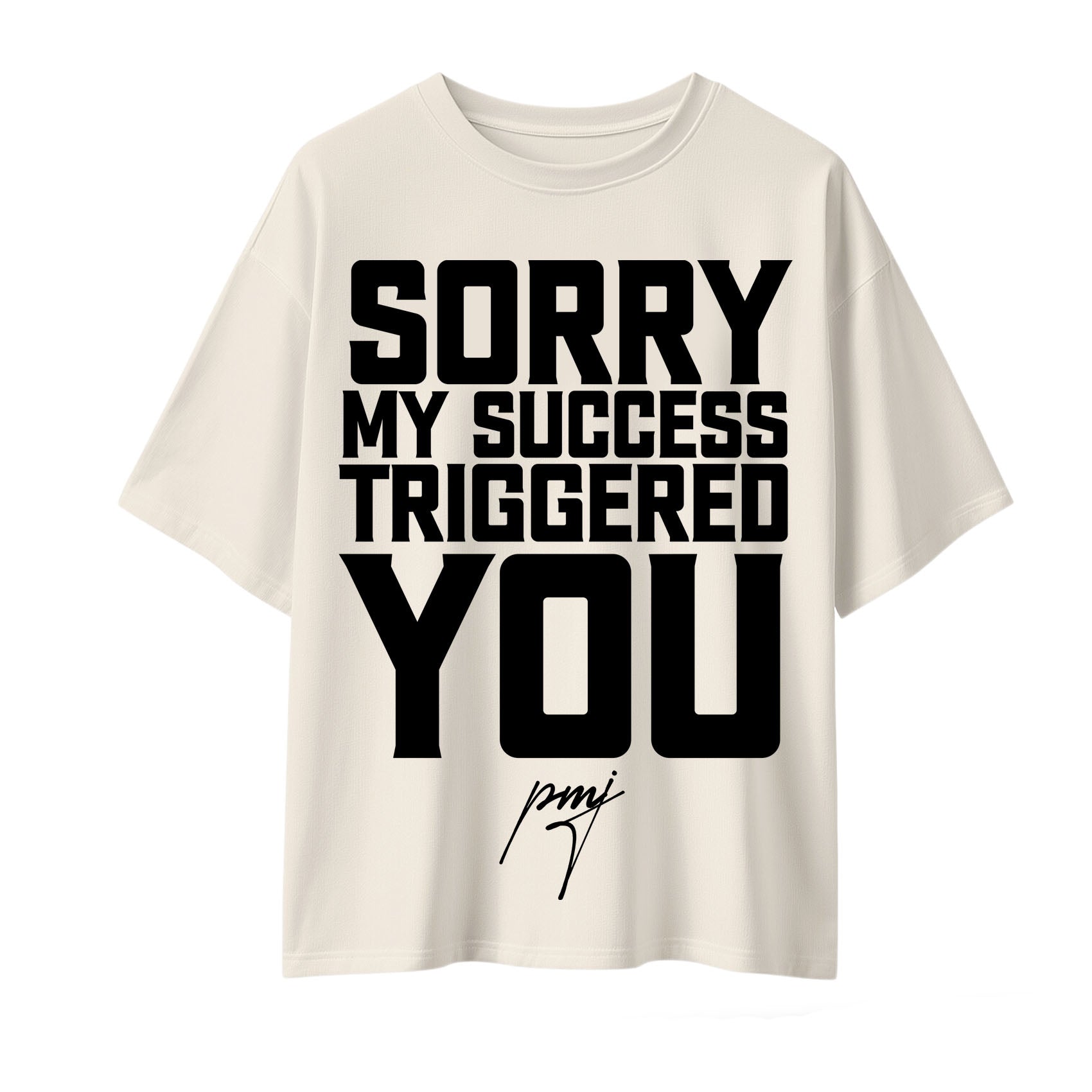 C+C My Success Triggered You Oversized Tee Cream