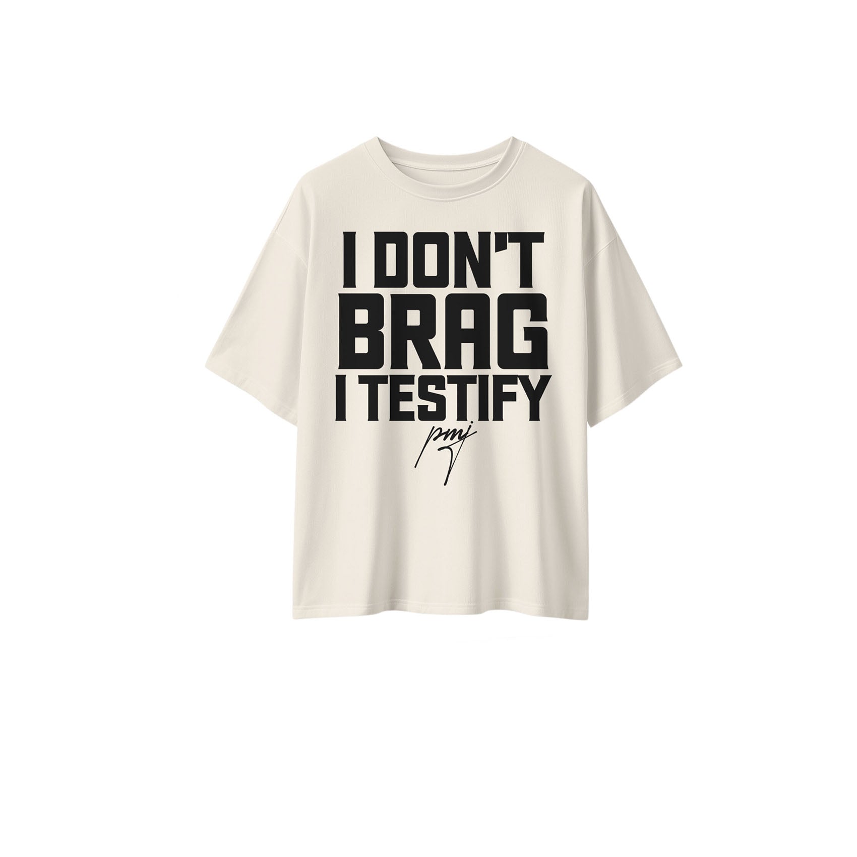 C+C I Don't Brag I Testify Oversized Tee