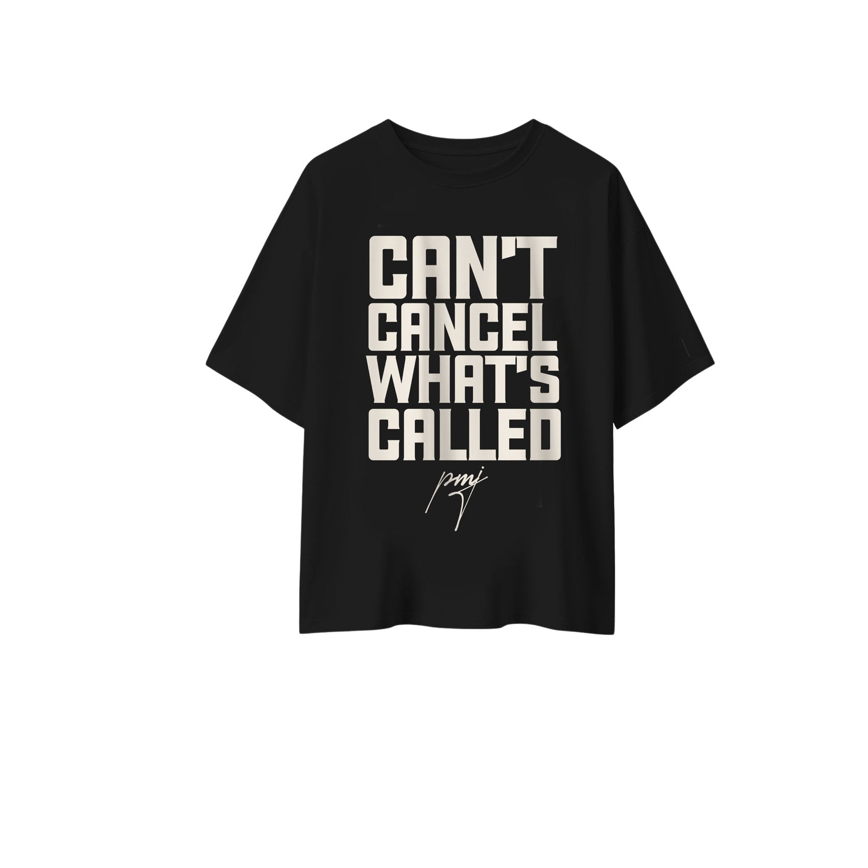 C+C Can't Cancel What's Called Oversized Tee Black